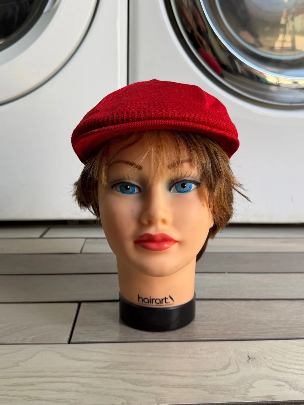 Kangol Tropic 504 Ventair hat in scarlet red